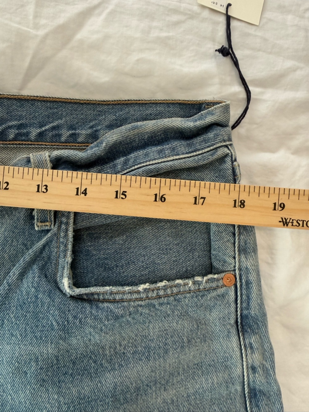 C of H Ayla Cuffed Baggy Jeans in Skylight NWT 0740/0765 - Picture 13 of 16